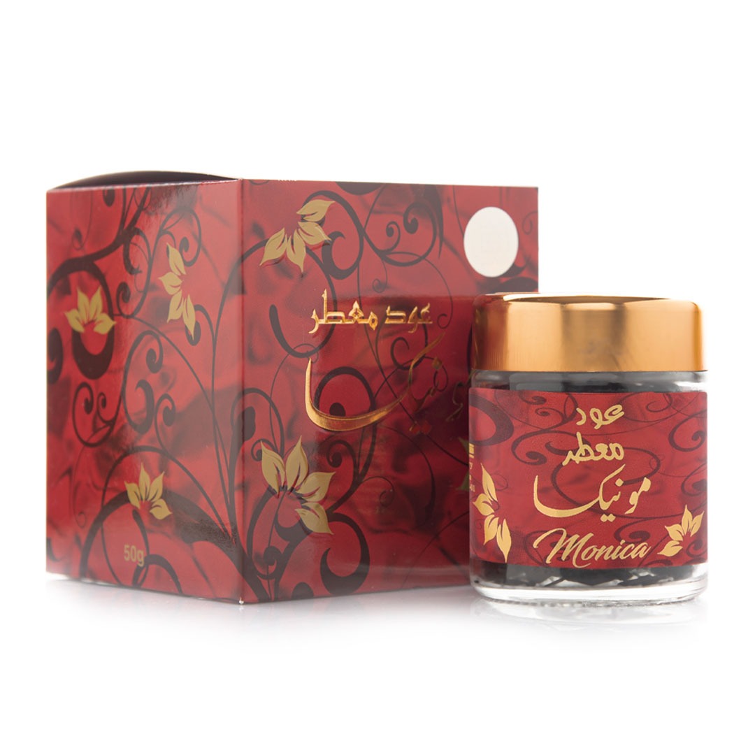 Monica 50g Incense/Bakhoor (Sabaya) Fragrence For Homes By Banafa
