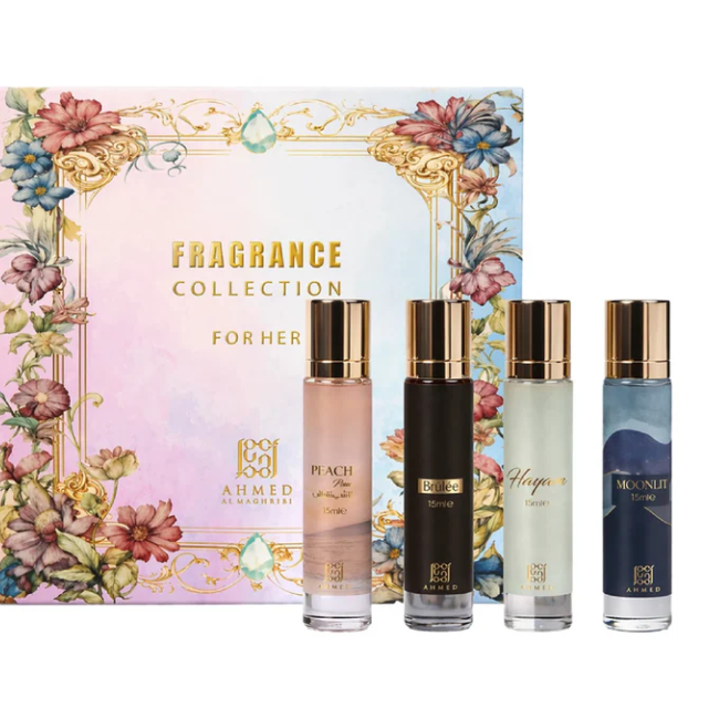 Fragrance Collection for Her (4 x 15ml) by Ahmed A Maghribi