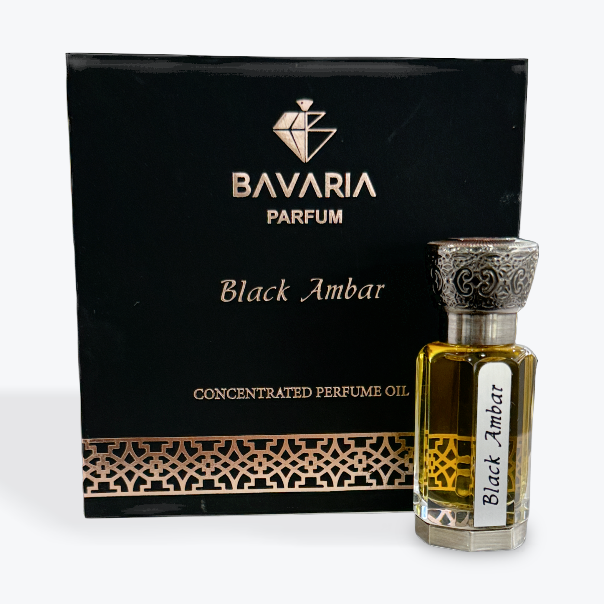 BLACK AMBAR CONCENTRATED PERFUME OIL 12 ML BY BAVARIA