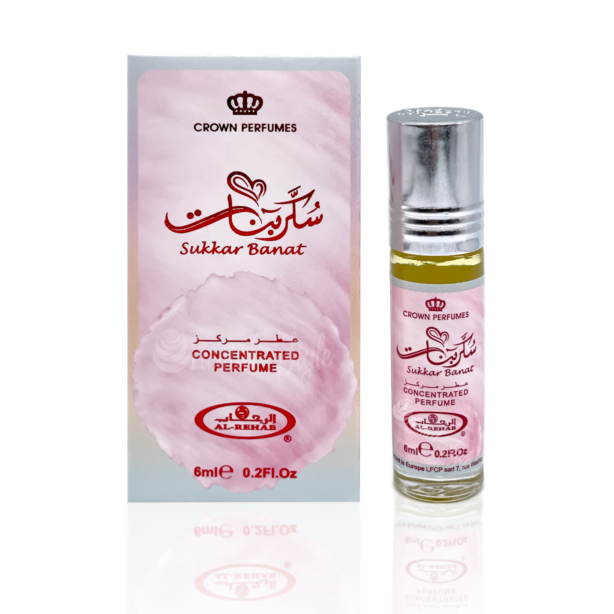 Al Rehab Concentrated perfume oil Sukkar Banat 6ml