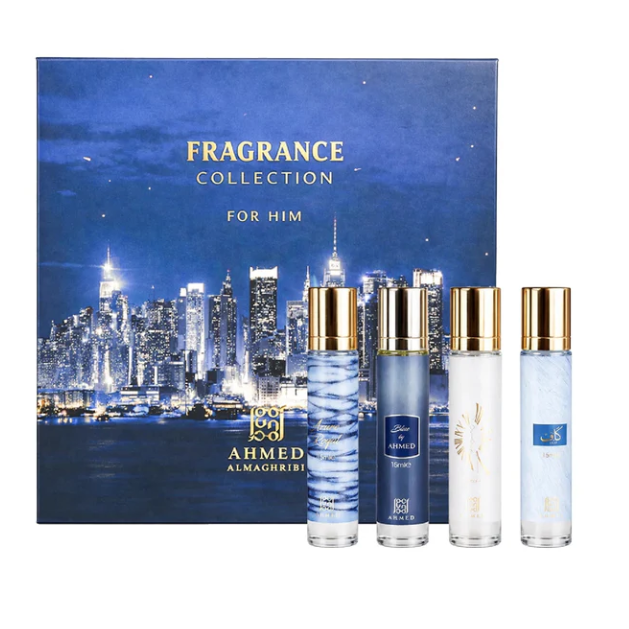 Fragrance Collection for Him (4 x 15ml) by Ahmed Al Maghribi