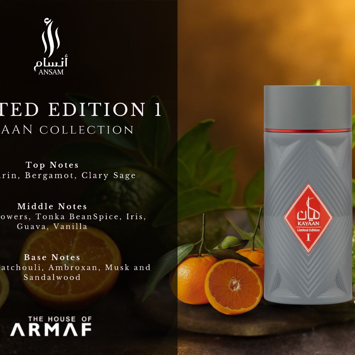 Kayaan Limited Edition 1 By Ansam From House of Armaf