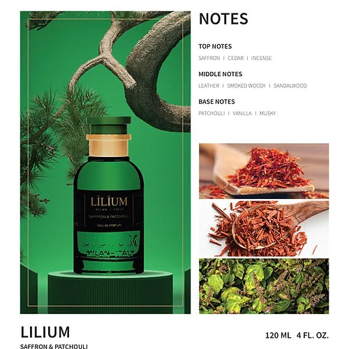 Lilium  Saffron & Patchouli EDP 120ml