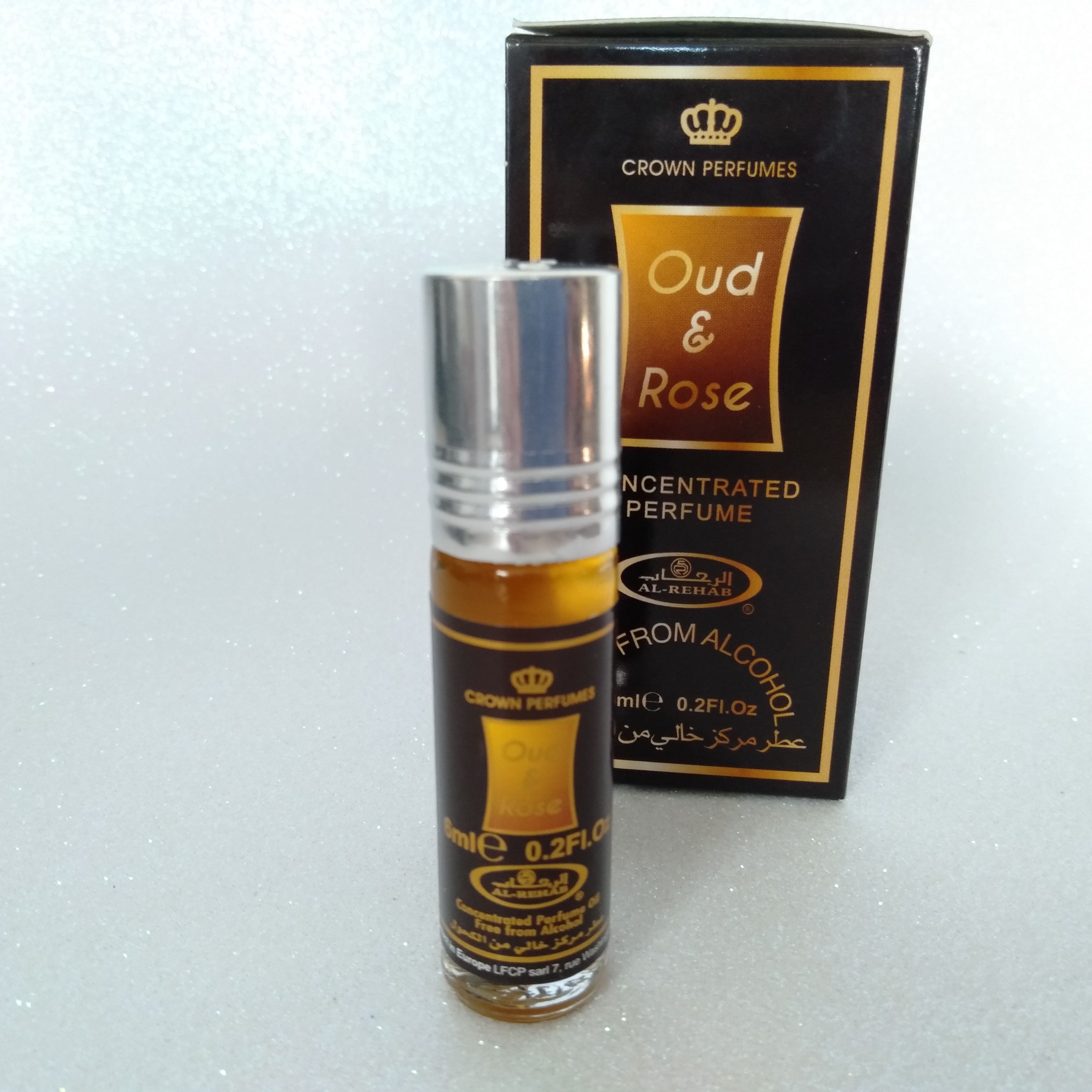 Al Rehab Oud & rose oil perfume 6ml